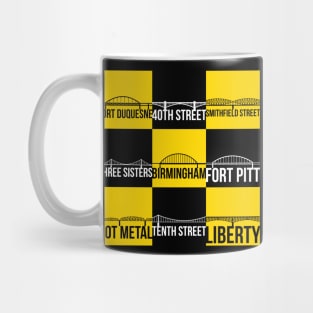 Nine Pittsburgh Bridges Mug